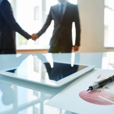 Business partnership agreement executives